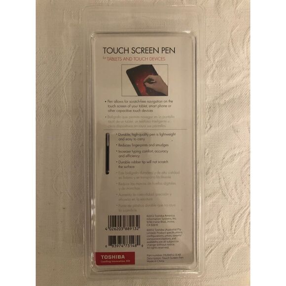 Brand New Toshiba Thrive PA3947U-1EAB Touchscreen Pen for Tablet - Picture 4 of 4